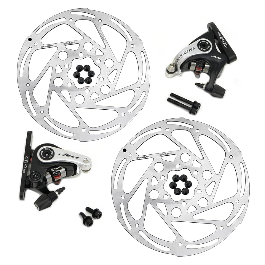Buy TRP Spyre Flat Mount Mechancial Disc Brake Set 160mm